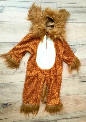 Unisex Toddler Baby Lion Animal Fancy Dress Costume Jumpsuit New 0-6 month - Image 1 of 4