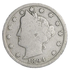 1894 Liberty V Nickel G/VG Nice Coin! - Picture 1 of 2