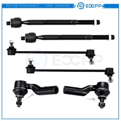 2x Barra estabilizadora delantera izquierda 4x barras de amarre interiores exteriores para Mazda 5 2006-2012 2013 2014 Foto 1 de 4