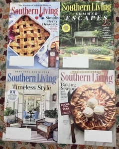 LOT  OF 4 ~ Southern Living Magazines MAY  JULY  AUGUST  SEPTMBER  2020 - Picture 1 of 18