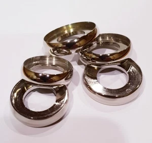 ANILLO/COLLAR BRIDA PLATA NÍQUEL. 6 tamaños 21mm-27mm para BALTONES Y BASTONES - Imagen 1 de 12