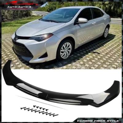 For Toyota Sienna Glossy Black Front Bumper Lip Spoiler/ Splitter/ - Image 1 of 4
