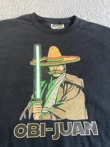 Obi-Juan Star Wars Tacos Banditos Colab Men’s Black Tee NWT Size XL - Picture 1 of 6