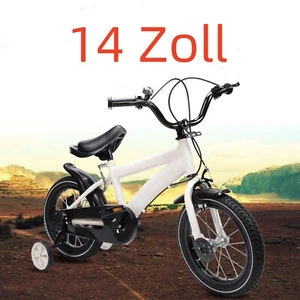 14 Zoll Kinderfahrrad Jungen Fahrrad Mädchen Kinder Bike mit Stützräder Rad - Bild 1 von 17