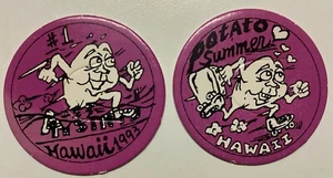 De colección Patinaje Antropomórfico Verano Correr Hawaii POG Gorra Leche 1993 - Imagen 1 de 2