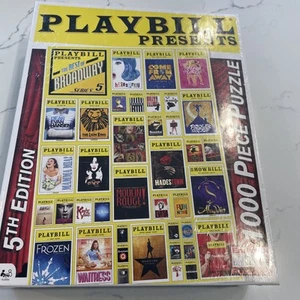 Endless Games Playbill Broadway Cover Jigsaw Puzzle - 1000 Piece 5th Edition - Picture 1 of 5