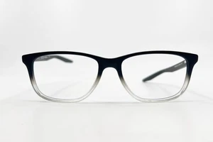 Parts.... Nike Eyeglasses 5019 011 Matte Black Clear Square Full Rim 50-15-135 - Picture 1 of 6