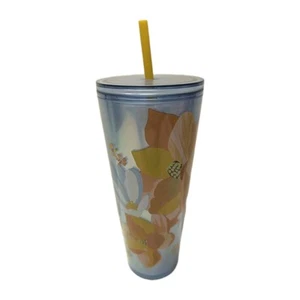 Starbucks Magnolia Flowers Becher mit Deckel 24oz Neu - Bild 1 von 2