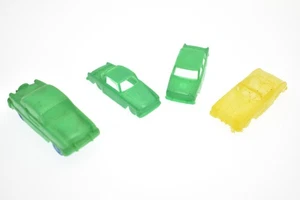 Coches de juguete de plástico vintage Fiat Apha-Romeo Chevrolet MP - Imagen 1 de 7