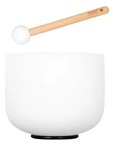 Handgemachte Sela SECF8B 8", B, 440Hz Klangschale aus Quarzkristall mit Schlägel - Bild 1 von 8