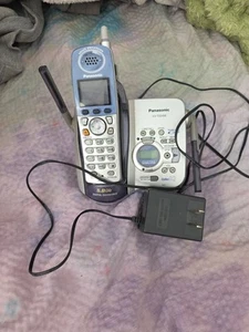 PANASONIC HOME PHONE CORDLESS Color Gray IN Great - Photo 1/3