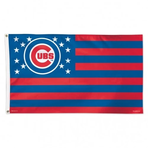 MLB Chicago Cubs 3' ' Flag / Banner Vibrant Colors by Wincraft w/ D-Rings