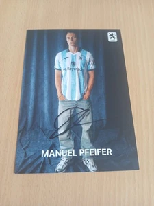 Signierte AK Manuel Pfeifer 1860 München NEU  - Bild 1 von 1