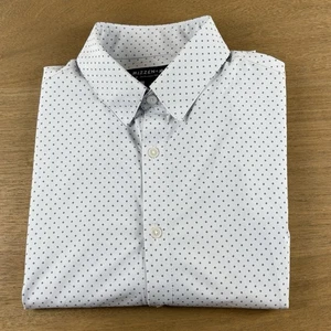 New Mizzen + Main Leeward Geometric Shirt Mens Size S Trim Fit Button Front - Picture 1 of 10