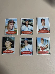 Lote de béisbol Bazooka 1971 (6) Williams, Fregosi, Murder, McNally, Hundley + leer - Imagen 1 de 8
