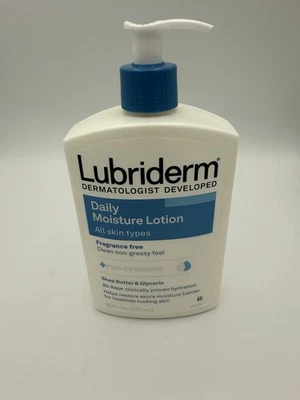 Lubriderm Daily Moisture Lotion 16 OZ Fragrance Free Pro-Ceramide - Image 1 of 2