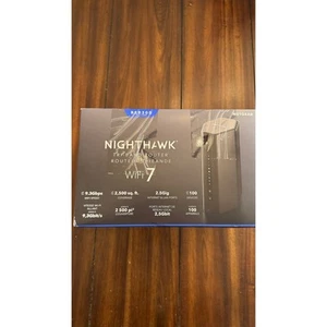 Netgear Nighthawk BE9300 WiFi 7 Tri-Band Router 9.3Gbps Speed 2.5Gig Port - Afbeelding 1 van 9