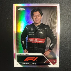 2023 Topps Chrome Formula 1 F1 #58 Zhou Guanyu Refractor - Picture 1 of 2
