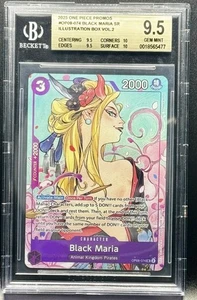 2025 ONE PIECE PROMOS ILLUSTRATION BOX VOL2 OP08-074 BLACK MARIA BGS 9.5 - Picture 1 of 2