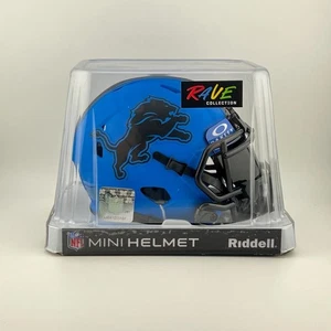 Casco mini calcio Detroit Lions autentico Riddell Speed Rave - Foto 1 di 4