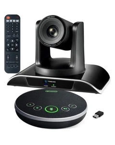 Système de caméra vidéo zoom salle de conférence 10x, tout-en-un HD 1080P 60fps 10X Opt - Photo 1/8