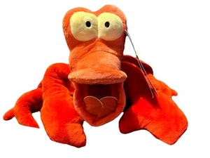 "Almohada Disney Mascota Sebastián El Cangrejo Almohada Suave La Sirenita Peluche 17""" - Imagen 1 de 21