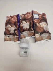 Philips AVENT Natural Baby Bottle with Natural Response Nipple, Clear, 4oz, 4pk - Picture 1 of 11