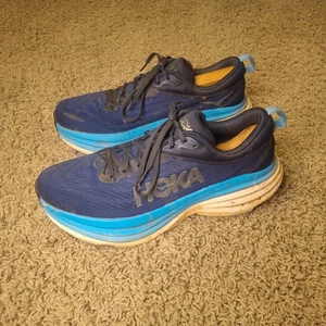 Hoka One One Herren 10 D Bondi 8 Outer Space Blau Laufschuhe 1123202 OSAA - Bild 1 von 12