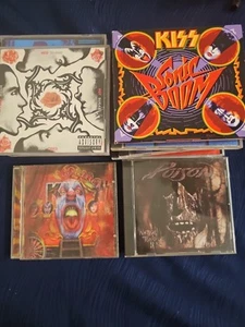 Lot Rock And Metal CD's Kiss Aerosmith Pearl Jam - Picture 1 of 6