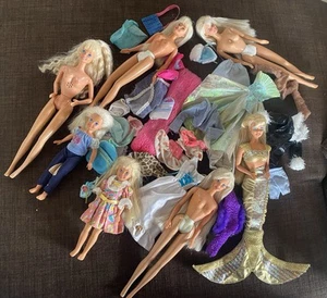 Large Lot Barbie Dolls Clothing Accessories Variety of Dolls Female DHL - Picture 1 of 13