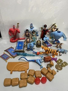 VINTAGE 1992 Mattel Disney ALADDIN Action Figures LOT BUNDLE - Picture 1 of 8