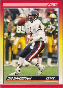1990 Score #232 - Jim Harbaugh - Picture 1 of 2