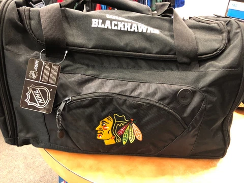 chicago blackhawks  Gym/Duffle Bag travel bag NHL BLACK Cover