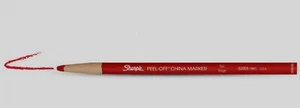 Peel-Off China Marker (AKA Wax Marker; Chinagraph Pencil). Red +more colours  - Picture 1 of 2