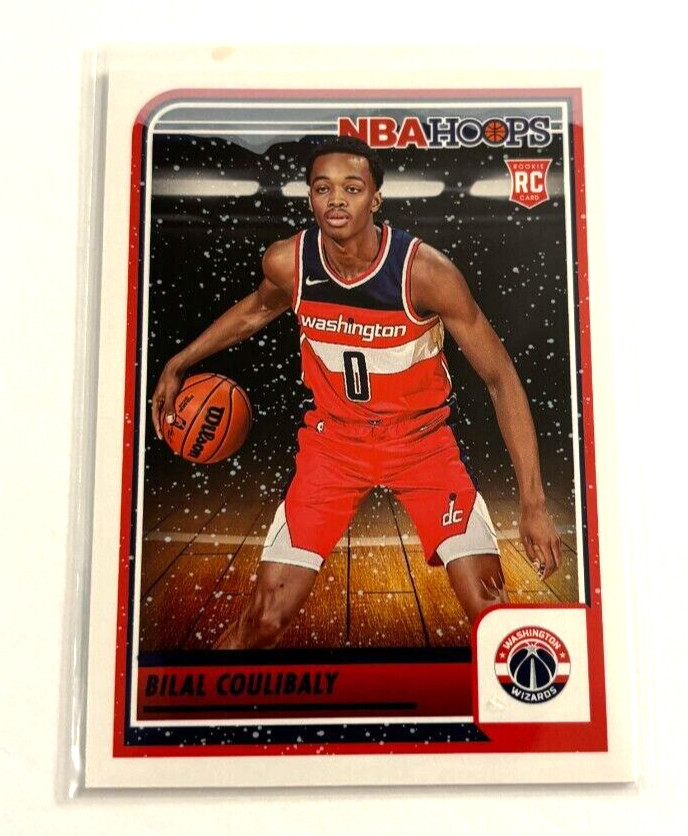 Bilal Coulibaly 2023-24 NBA Hoops Winter Purple Parallel RC Rookie Card #276