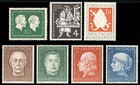 BUND 1954, Jahrgang ohne Heuss, komplett tadellos postfrisch, Mi. 78,-