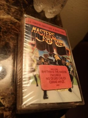 DJ CHUCK CHILLOUT & KOOL CHIP Masters Of Rhythm SEALED Rap Tape New York 1989 - Image 1 of 4