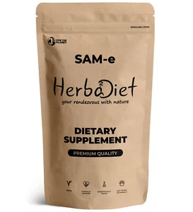 SAM-e SAMe S-Adenosyl Methionine Powder Depression Aid Bone Health Mood Support - Picture 1 of 3