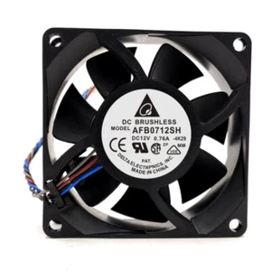 DELTA AFB0712SH DC 12V 0.76A 7CM 7025 Cooling Industrial Fan Large Air Volume - Picture 1 of 5
