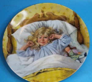 Vintage Collector Plate 1985 Reco Knowles Awakening By John McClelland #2380E - Picture 1 of 8