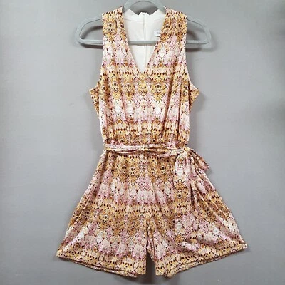 Женский комбинезон Calvin Klein размер 12 разноцветный с бриллиантовым принтом легкий карман - Изображение 1 из 4