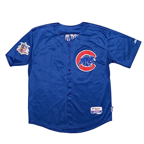 Mens Majestic Cool Base Authentic Kris Bryant Blue Jersey Size 48 A33 Cover