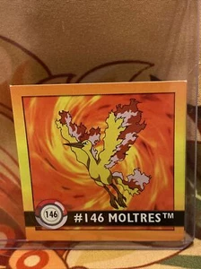 Vintage 1999 Series 1 Collectible Artbox Pokémon Sticker #146 Moltres Legendary - Picture 1 of 2