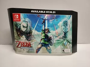 Legend Of Zelda Skyward Sword HD Nintendo Display Promo Poster Sign 21"x9" - Picture 1 of 2