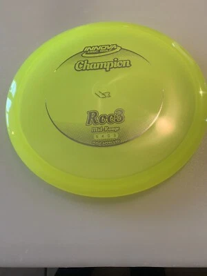 DISC GOLF INNOVA CHAMPION ROC3 MID RANGE APPROACH DISK 173g Yellow - Image 1 of 4