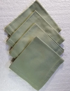 Pottery Barn Cocktail Napkins Fabric Classic Celery Green Square Contemporary - Picture 1 of 6