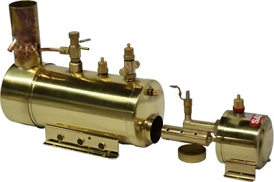 Quemador de caldera SAITO Works B2F PARA MÁQUINA DE VAPOR Modelo Japón Color Dorado Barco de vapor Foto 1 de 4