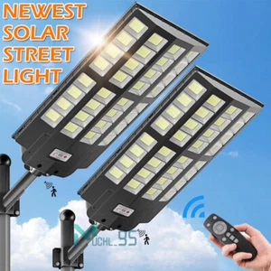 1000000lm Lamparas Luz Led Solares Luces Para Exterior Patio Sensor De Movimient - Picture 1 of 146