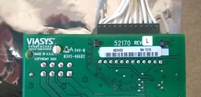 Placa compresora Vyaire Carefusion Avea Scroll PCB, 52170 Rev L, usada/funcionando Foto 1 de 4