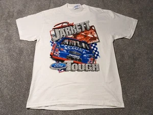 Vintage Dale Jarrett Shirt Mens Large Y2K Nascar Ford #88 Robert Yates Chariot  - Picture 1 of 8
